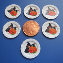 Halloween Paper Plates - Pumpkin